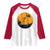Funny Skeleton Golf Player Raglan Shirt Halloween Gift - Wonder Print Shop