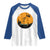 Funny Skeleton Golf Player Raglan Shirt Halloween Gift - Wonder Print Shop