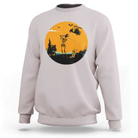 Funny Skeleton Golf Player Sweatshirt Halloween Gift - Wonder Print Shop