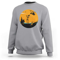 Funny Skeleton Golf Player Sweatshirt Halloween Gift - Wonder Print Shop