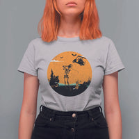 Funny Skeleton Golf Player T Shirt For Women Halloween Gift - Wonder Print Shop