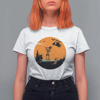 Funny Skeleton Golf Player T Shirt For Women Halloween Gift - Wonder Print Shop