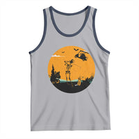Funny Skeleton Golf Player Tank Top Halloween Gift - Wonder Print Shop