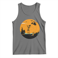 Funny Skeleton Golf Player Tank Top Halloween Gift - Wonder Print Shop