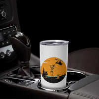 Funny Skeleton Golf Player Tumbler Cup Halloween Gift