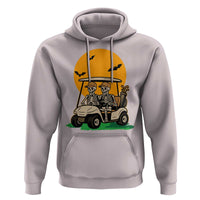 Funny Halloween Gift Hoodie Skeleton Driving Golf Cart - Wonder Print Shop