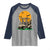 Funny Halloween Gift Raglan Shirt Skeleton Driving Golf Cart - Wonder Print Shop