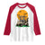 Funny Halloween Gift Raglan Shirt Skeleton Driving Golf Cart - Wonder Print Shop