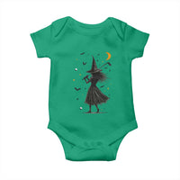 Halloween Sports Gift Baby Onesie Creepy Witch With Golf Club - Wonder Print Shop