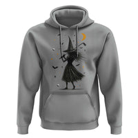 Halloween Sports Gift Hoodie Creepy Witch With Golf Club - Wonder Print Shop