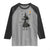 Halloween Sports Gift Raglan Shirt Creepy Witch With Golf Club - Wonder Print Shop