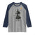 Halloween Sports Gift Raglan Shirt Creepy Witch With Golf Club - Wonder Print Shop