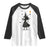 Halloween Sports Gift Raglan Shirt Creepy Witch With Golf Club - Wonder Print Shop