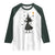 Halloween Sports Gift Raglan Shirt Creepy Witch With Golf Club - Wonder Print Shop
