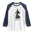 Halloween Sports Gift Raglan Shirt Creepy Witch With Golf Club - Wonder Print Shop