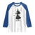 Halloween Sports Gift Raglan Shirt Creepy Witch With Golf Club - Wonder Print Shop