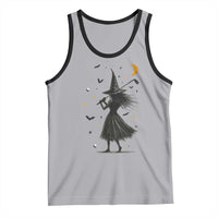 Halloween Sports Gift Tank Top Creepy Witch With Golf Club - Wonder Print Shop