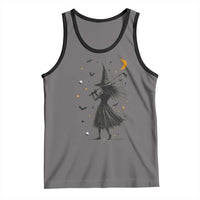 Halloween Sports Gift Tank Top Creepy Witch With Golf Club - Wonder Print Shop