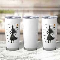 Halloween Sports Gift Tumbler Cup Creepy Witch With Golf Club