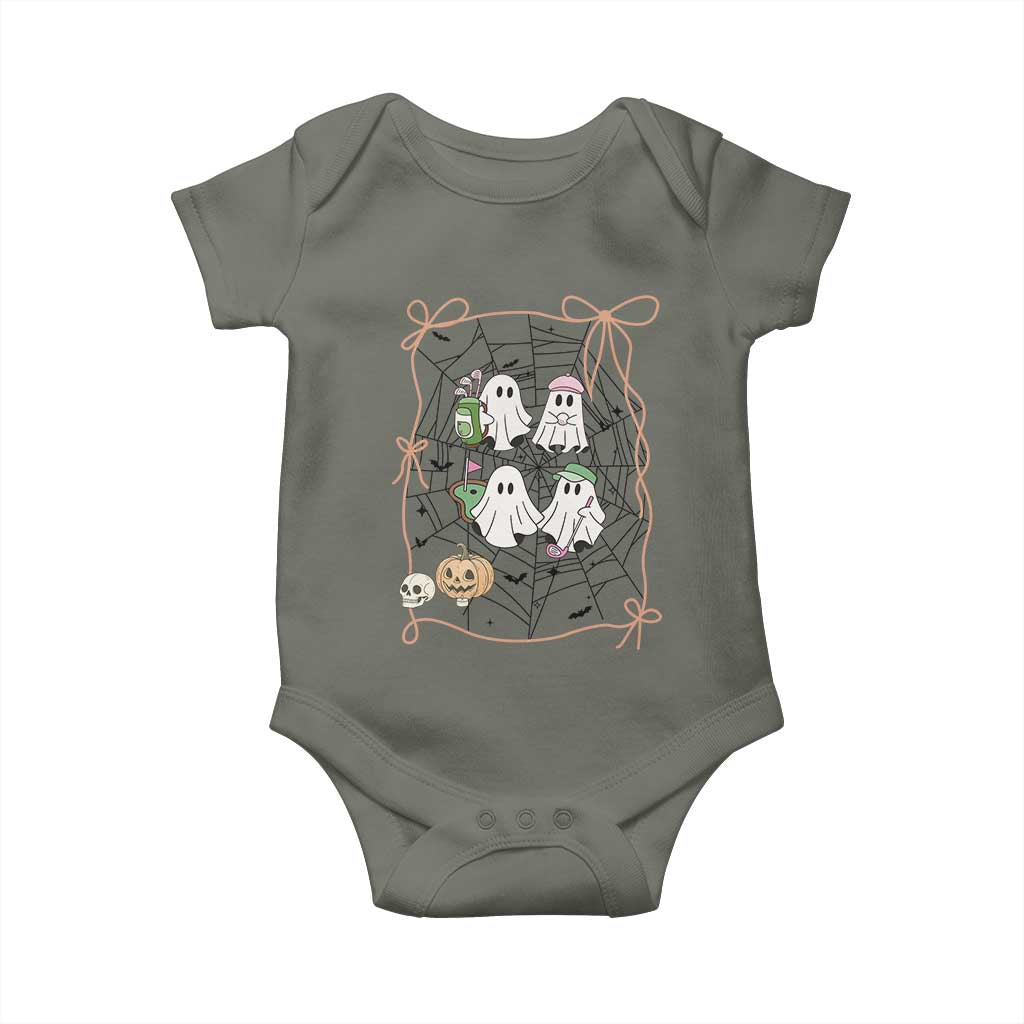 Funny Halloween Baby Onesie Ghost Golf Gift for Women - Wonder Print Shop