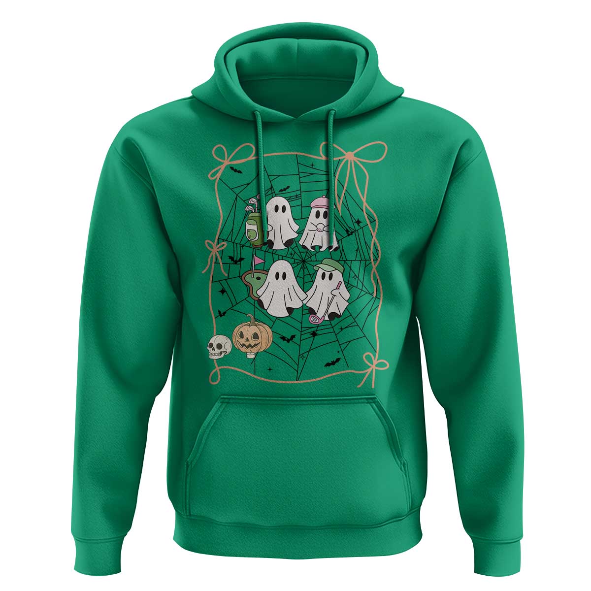 Funny Halloween Hoodie Ghost Golf Gift for Women - Wonder Print Shop