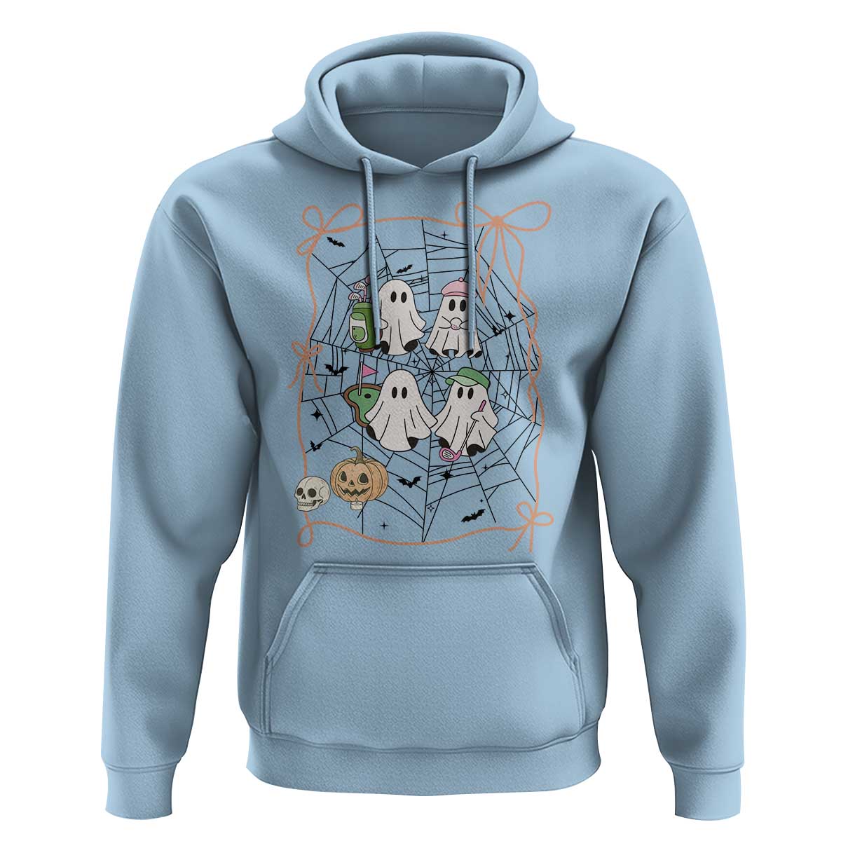 Funny Halloween Hoodie Ghost Golf Gift for Women - Wonder Print Shop