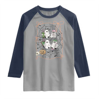 Funny Halloween Raglan Shirt Ghost Golf Gift for Women - Wonder Print Shop