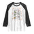 Funny Halloween Raglan Shirt Ghost Golf Gift for Women - Wonder Print Shop