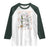Funny Halloween Raglan Shirt Ghost Golf Gift for Women - Wonder Print Shop