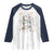 Funny Halloween Raglan Shirt Ghost Golf Gift for Women - Wonder Print Shop