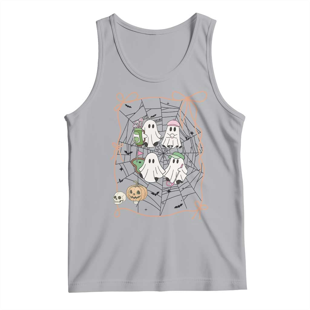 Funny Halloween Tank Top Ghost Golf Gift for Women - Wonder Print Shop
