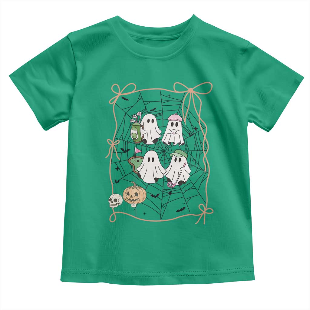 Funny Halloween Toddler T Shirt Ghost Golf Gift for Women - Wonder Print Shop