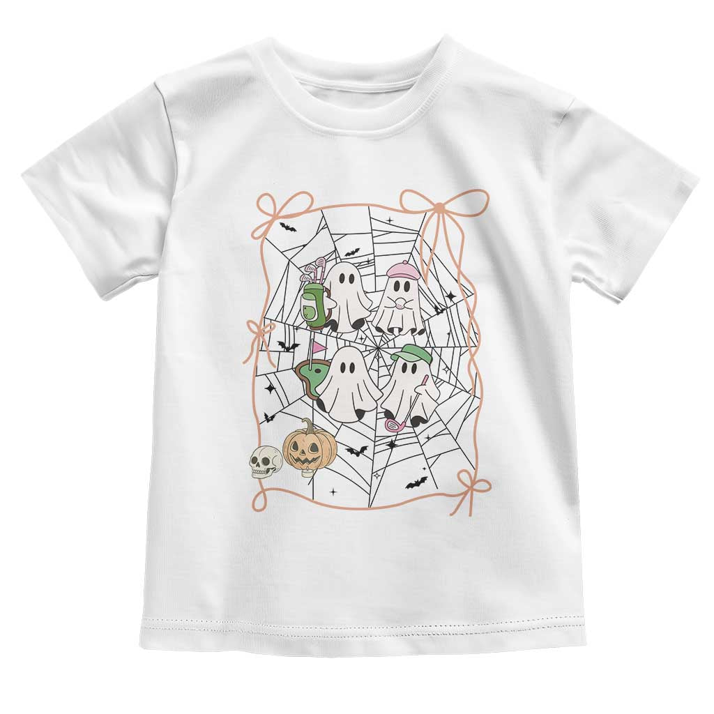 Funny Halloween Toddler T Shirt Ghost Golf Gift for Women - Wonder Print Shop
