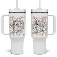 Funny Halloween Tumbler With Handle Ghost Golf Gift for Women