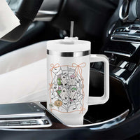 Funny Halloween Tumbler With Handle Ghost Golf Gift for Women
