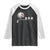 Funny Halloween Golf Pumpkin Chasing Ghost Gift Raglan Shirt - Wonder Print Shop