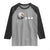 Funny Halloween Golf Pumpkin Chasing Ghost Gift Raglan Shirt - Wonder Print Shop