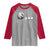 Funny Halloween Golf Pumpkin Chasing Ghost Gift Raglan Shirt - Wonder Print Shop