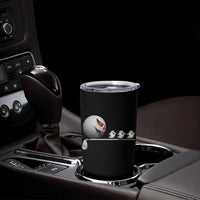 Funny Halloween Golf Pumpkin Chasing Ghost Gift Tumbler Cup