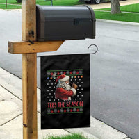 Funny Golf Holiday Gift Garden Flag Tees The Season Ugly Sweater - Wonder Print Shop