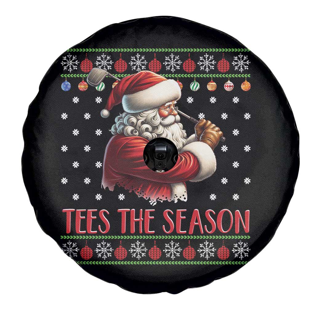 Funny Golf Holiday Gift Spare Tire Cover Tees The Season Ugly Sweater - Wonder Print Shop