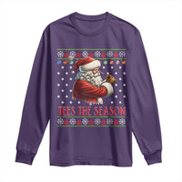 Funny Golf Holiday Gift Long Sleeve Shirt Tees The Season Ugly Sweater - Wonder Print Shop
