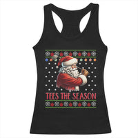 Funny Golf Holiday Gift Racerback Tank Top Tees The Season Ugly Sweater - Wonder Print Shop