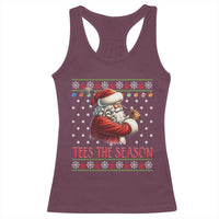 Funny Golf Holiday Gift Racerback Tank Top Tees The Season Ugly Sweater - Wonder Print Shop