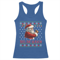Funny Golf Holiday Gift Racerback Tank Top Tees The Season Ugly Sweater - Wonder Print Shop