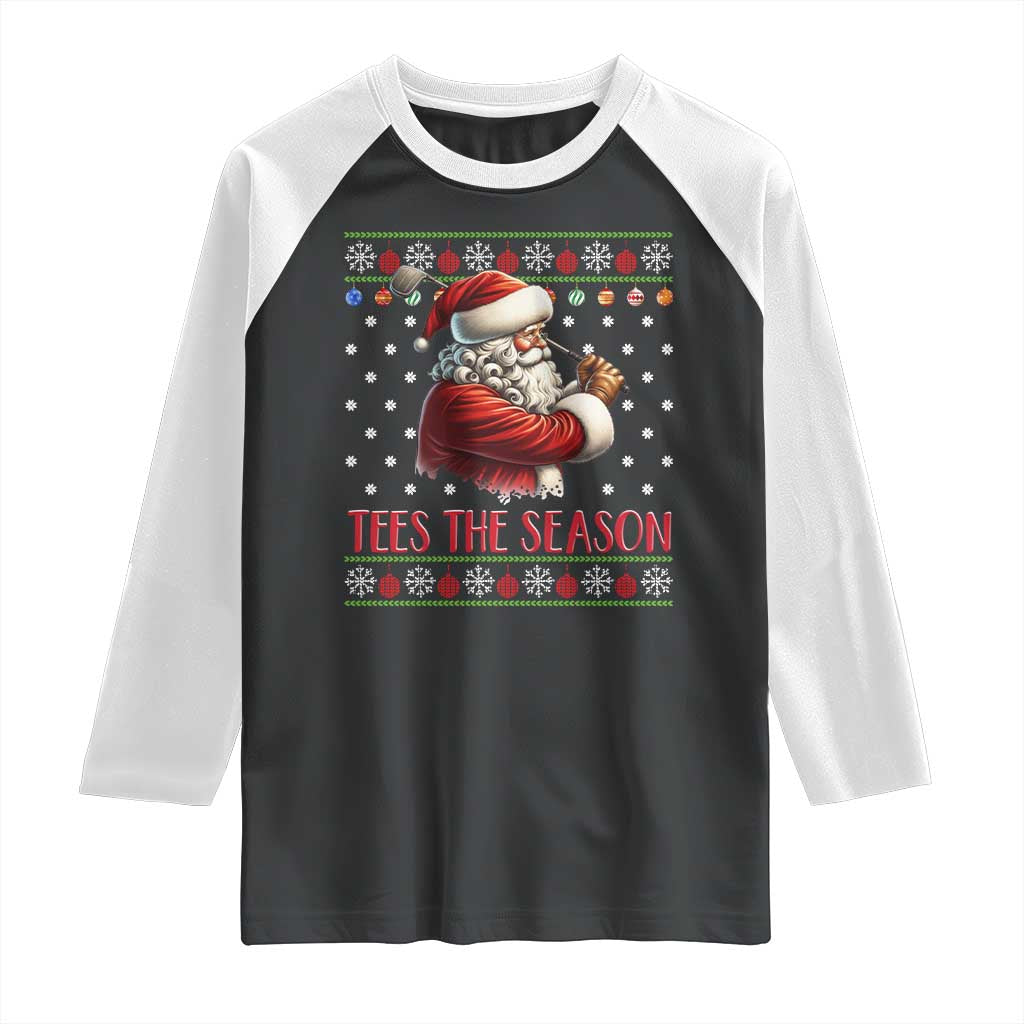Funny Golf Holiday Gift Raglan Shirt Tees The Season Ugly Sweater - Wonder Print Shop