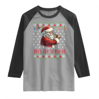 Funny Golf Holiday Gift Raglan Shirt Tees The Season Ugly Sweater - Wonder Print Shop