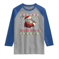Funny Golf Holiday Gift Raglan Shirt Tees The Season Ugly Sweater - Wonder Print Shop