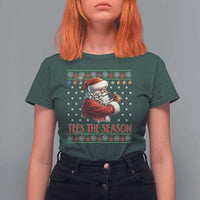 Funny Golf Holiday Gift T Shirt For Women Tees The Season Ugly Sweater - Wonder Print Shop