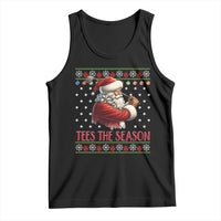 Funny Golf Holiday Gift Tank Top Tees The Season Ugly Sweater - Wonder Print Shop